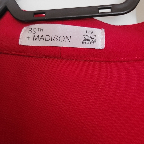 89th + Madison 3/4 length red Blazer - Picture 2 of 8